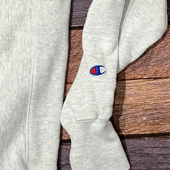 Virginia Tech Hokies Champion Reverse Weave Crewneck Gray Sweatshirt - Picture 3 of 4